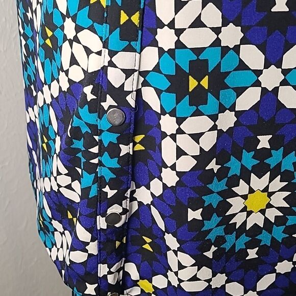 Style & Co. Colorful Blouse with Kimono Sleeves, Size 1X - Picture 9 of 9